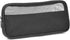 Mesh Travel Toiletry Bag - Transparent Standing Pouch, Portable Organizer, Pack of 2 (Size M), Black