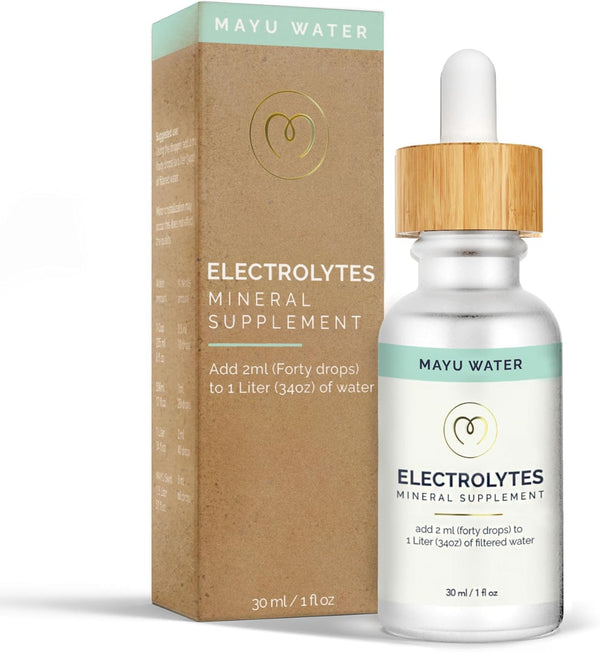 MAYU Electrolyte Water Drops - Fast Absorption Mineral Drops for Drinking Water, 30 ml