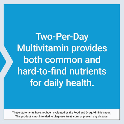 Life Extension Two-Per-Day Multivitamin, 120 Capsules, Non-GMO, Gluten-Free, Over 25 Vitamins, Minerals & Extracts,