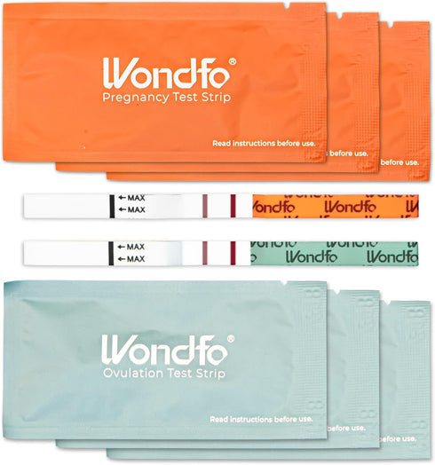 Pregnancy and Ovulation Test Strips Kit - Fertility Tracking and Family Planning