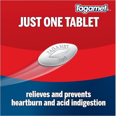 Tagamet HB 200 mg Cimetidine Acid Reducer - Heartburn Relief, 70 Count