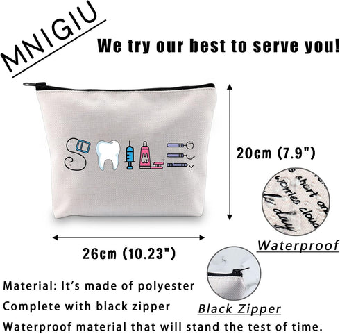 Funny Dental Assistant Gift, Dentist Gift Cosmetic Bag, Dental Student & Hygienist Gift