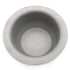 Vikings Blade Luxury Shaving Soap Bowl, Sandblasted Steel, Unbreakable, Tactile Texture, 3.55” Diameter, Great for Most