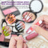 Press On Nails Set, 500pcs Long Stiletto Nail Tips, Clear Full Cover, Nail Kit with Case