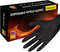 Disposable Latex Free Nitrile Gloves, 100 Pcs Black Cleaning Powder Free