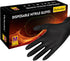 Disposable Latex Free Nitrile Gloves, 100 Pcs Black Cleaning Powder Free