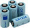 CR123A 3V 700mAh Lithium Battery, 6 Count Pack, Long-Lasting High Power Battery for Home Safety and Security Devices