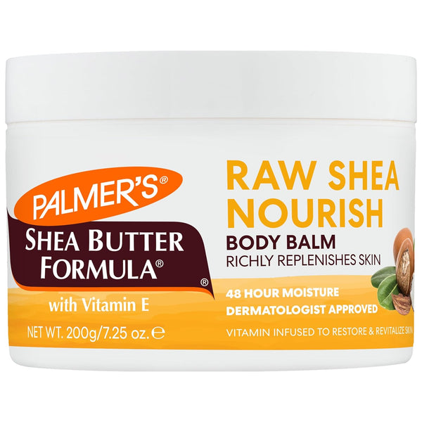 Palmer’s Shea Butter Formula - Raw African Shea Butter Balm, Nourishing Body Moisturizer for Rough, Dry Skin, 7.25