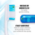 Travel Toothbrushes Firm, Mini Toothbrush with Toothbrush Cover, Camping Toothbrush, Travel Size Toothbrush with Toothbrush Case Portable Toothbrush, Adults Travel Toothbrush Kit (50 Pack Medium)