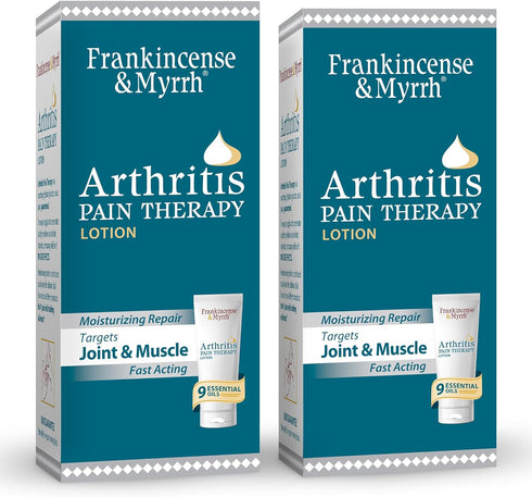 FRANKINCENSE & MYRRH Arthritis Pain Therapy Lotion – Pain Relief Creams for Sciatica, Lower Back, Neck, and Shoulders