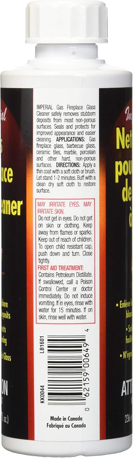 UCI KK0044 8 Imperial Gas Fireplace Cleaner Ounce Bottle