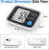 Upper Arm Blood Pressure Monitor, 2 Cuff Sizes, Automatic Digital BP Machine for Home Use