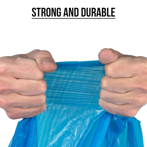 Ultrasac 20-30 Gallon Blue Drawstring Trash Bags, 0.8 MIL, 30" x 33", Pack of 36 for Home, Kitchen, Bathroom, Office