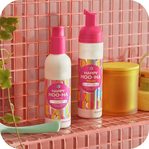 LIVARIO LLC 6 oz Happy Hoo-Ha Wash Foaming Intimate Cleanser, Fragrance Free, with Prebiotics & Vitamin E