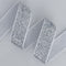 YYCRAFT 5 Yards Glitter Elastic Ribbon 5/8" for Headbands Hair Ties (Silver)