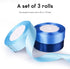 ASTARON Blue Satin Ribbon for Wedding Bouquet DIY Crafts 1 Inch, Solid Color Ribbon Fabric Ribbon for Gift Wrapping Christmas Gift Bows Hair Bows Silk Ribbon for Bouquets Baby Shower Decor by ASTARON