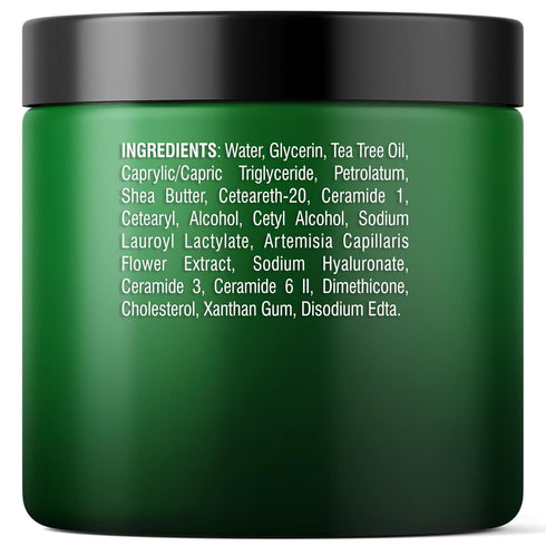 MAJESTIC PURE Tea Tree Oil Face Cream 8 Oz - Moisturizer for Dry Skin, Acne, and Scars