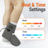 Comfytemp Foot Heating Pad for Plantar Fasciitis, Heated Ankle Wrap Foot Warmer with 3 Heat and Time Sets, FSA HSA