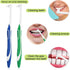 WLLHYF 4 Pcs Tuft Toothbrush Tufted Brush, Interspace Toothbrushes End-Tuft Tapered Toothbrush Soft Orthodontic