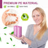 Charmount Small Trash Bags, 4 Gallon Garbage Bags, Unscented, 80 Count, Hot Pink for Kitchen Bedroom