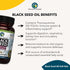 Amazing Herbs Premium Black Seed Oil Capsules - Gluten Free, Non-GMO, Cold Pressed Nigella Sativa, 90 Count, 500mg
