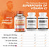 Wholesome Wellness Liposomal Vitamin C Capsules - 200 Pills 1500mg Buffered, High Absorption Immune Support