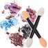 JASSINS 50pcs Eyeshadow Applicators, Disposable Double-Sided Eye Makeup Sponge Brushes
