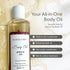 Olivia Care Body Oil Apricot Fig - Vegan Natural Moisturizing with Vitamin E, K & Omega Fatty Acids