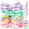 YGDZ Spa Headband for Washing Face, Fluffy Bow Makeup Headband Set for Women & Girls
