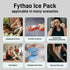Reusable Ice Pack for Injuries, 9" Hot Water Bag for Hot & Cold Therapy, No-Leak Elastic Bag