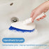Qaestfy Shower Scrubber Cleaning Brush Combo, Adjustable Long Handle Scrub Brush for Bathroom Cleaning