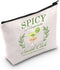 POFULL Margarita Social Club Tequila Gift, Spicy Margarita Cosmetic Bag for Girls Trip