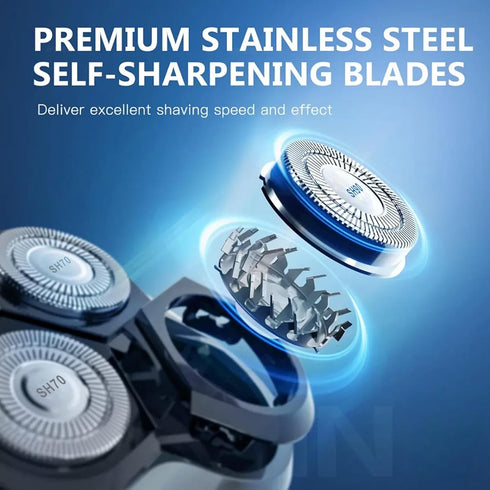 SH90 Replacement Heads for Philips Norelco Series 9000 (S9xxx) and 8000 (S8xxx) Electric Razor Shaver