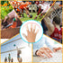 Gel Finger Cots, 14 PCS Finger Protector Support for Trigger Finger, Hand Eczema, and Arthritis (Beige, Short)