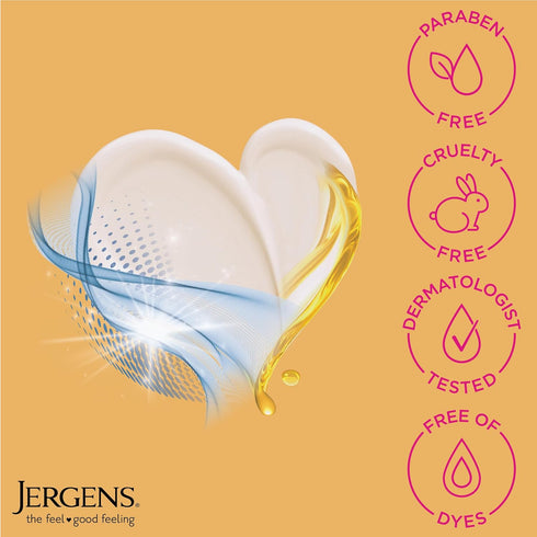 Jergens Skin Firming Body Lotion for Dry to Extra Dry Skin, Skin Tightening Cream with Collagen and Elastin, Hydralucence Blend Formula, 16.8 oz