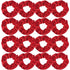 Semato 16 Pack Christmas Red Velvet Scrunchies for Hair, Hair Ties Ropes for Women or Girls Accessories