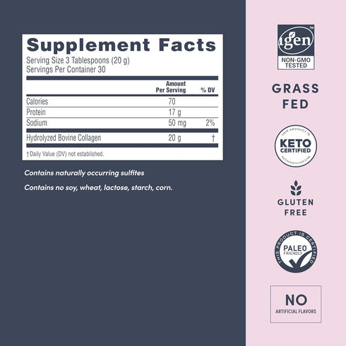 NeoCell Super Collagen Peptides, 21.2 oz. - 20g Collagen Peptides per Serving, Gluten Free & Keto Friendly