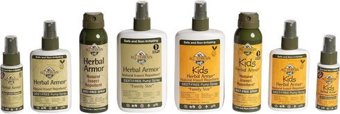 Herbal Armor DEET-Free Insect Repellent Spray, 3 oz. Travel Size, Plant-Based, Safe for Family and Pets
