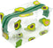 Cute Transparent Makeup Bag - Waterproof Toiletries Storage Bag, Large Capacity Pen Bag (Avocado)