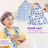 VOPHIA 2 Pack Adult Bib Dining Scarf for Women Microsuede Washable Reusable Food Clothing Protectors Dining Mouth Towel