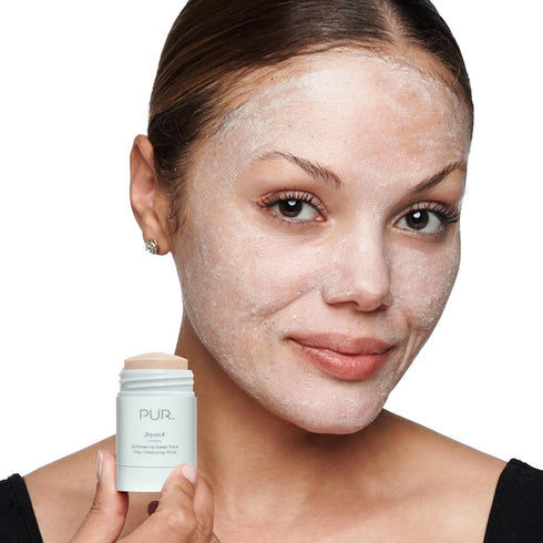 PÜR Minerals Face Clay Mask Stick, Exfoliating Deep Cleanser Joystick Clay Mask for Pores & Blackheads