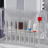HURRISE Transparent Nail Drill Grinding Bit Organizer, Large Capacity Holder Storage Case for Manicure Tools