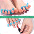Iconikal 8-Pack Pedicure Gel Toe Separator - Soft Reusable Bunion Relief Spa Day Foot Care Supply