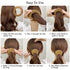 TOBATOBA Bird Nest Magic Hair Clip, 7Pcs Lazy Bird's Nest Plate Hairpin, Expandable Ponytail Holder, Velvet Hair Clips
