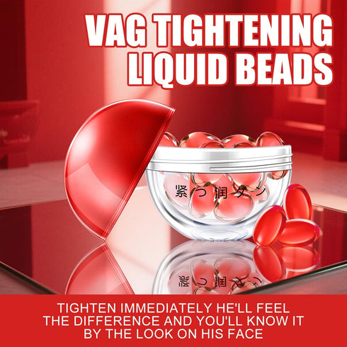 Instant Tightening Yoni Liquibeads - Silicone-Based Vaginal Moisturizer for Women
