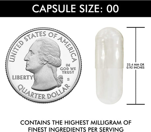 Garlic Capsules 2500mg, Organic Garlic Bulbs, Natural Immune Support, 40 Day Supply