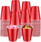 PLMMOUT 240 Pack Red Plastic Cups,12 oz Shot Cups, Disposable Party Cup, Red