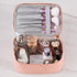 KITENROM Preppy Small Makeup Bag - Little Cosmetic Pouch Toiletry Organizer Case for Women (Root Pink)