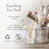 Sets 8 oz U.S. Apothecary Milk & Oatmeal Scented Diffuser Kit, Creamy-Sweet Scent with Oatmeal Extract, Diffuser