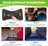Back Stretcher for Lower Back Pain Relief, Spinal Decompression Massager for Scoliosis, Postural Corrector (Black)